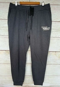 Hurley Jogger Pants Mens Size XL Off Noir H Grey Relaxed Fit Fleece Jogger New - Picture 1 of 3