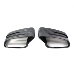 1 Pair Rearview Mirror Cover Carbon Fiber Replacement for Benz E C-Class K8Q3 - Picture 1 of 6