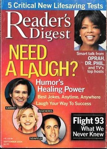 READER'S DIGEST-Sept 2004 Oprah Ellen - Back Cover- "AMATEUR HOUR" by C.F. Payne - Picture 1 of 1