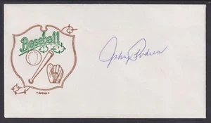 Johnny Podres, MLB Pitcher, World Series MVP, signed Baseball envelope - Picture 1 of 1