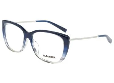 JIL SANDER Damen Brille schwarz/blau/grau Luxury Collection LP: 195,00€ OVP!