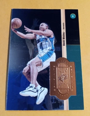 1998-99 SPx Finite Basketball #17 David Wesley - Hornets - /10000 - Image 1 of 2