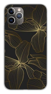 Coque en silicone imprimée compatible Apple iPhone 11 Pro Golden flowers - Imagen 1 de 3