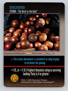 1996 Star Trek The Card Game Discovery- The Devil in the Dark TCG CCG TOS - Picture 1 of 2