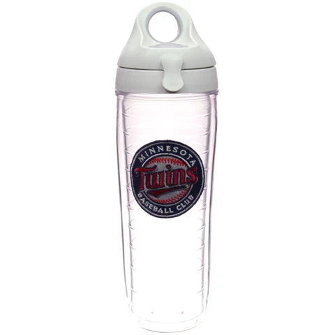 Tervis MLB Minnesota Twins Circle Logo 24 Oz Insulated Water Bottle BPA-Free NWT Cover