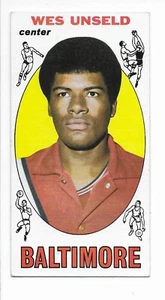 1969-70 Topps #56 Wes Unseld RC - EX/NM   Baltimore Bullets - Picture 1 of 2
