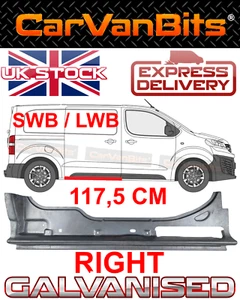 FOR FIAT TALENTO 2016- UNDER SIDE SLIDING DOOR REPAIR PANEL SILL RIGHT - Picture 1 of 5