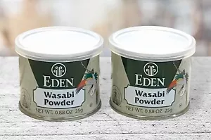 2 Eden Foods Wasabi en polvo .88 oz ~ (paquete de 2) - Imagen 1 de 2