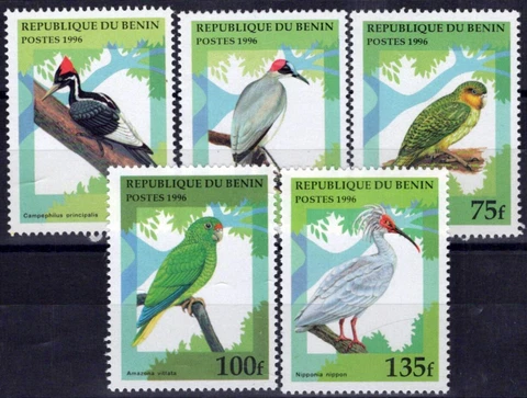 ZAYIX Benin 890-894 MNH Birds Nature Wildlife 071423S117 Cover