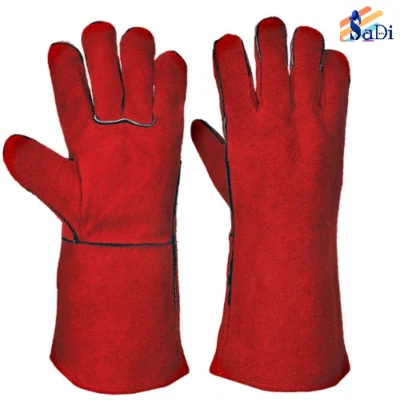 GUANTI DA SALDATORE DA SALDATURA LAVORO IGNIFUGHI ANTICALORE ANTINCENDIO TG. 10 - Immagine 1 di 2