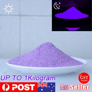 UP1Kilogram Purple Glow in the Dark Powder (Violet) Glitter Luminous Fluorescent - Picture 1 of 5