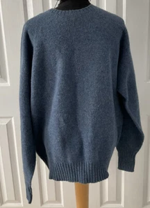 Polo Ralph Lauren Herren Vintage 90’s Pullover XL Blau Rot Pony 100% Wolle Hong Kong - Bild 1 von 9