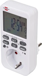 Brennenstuhl Comfort-Line Digitale Wochenzeitschaltuhr Timer-Steckdose Innen - Bild 1 von 5