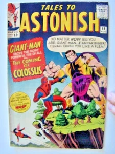 Tales to Astonish #58 Giant-Man The Wasp Heck & Lieber Art Marvel Comics 1964 VG - Bild 1 von 5