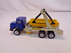 Vintage Diecast Solido Toner Gam Bennes Marrel Mercedes Benz Skip Truck 364 1/60 - Picture 1 of 10