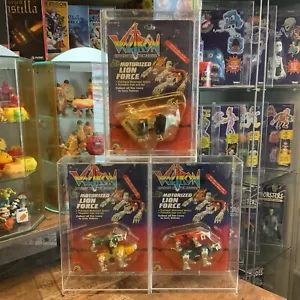Vintage LJN Voltron Motorised Lion Force Action Figure MOC Retro Complete Set - Afbeelding 1 van 7