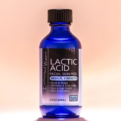 2 oz LACTIC Acid Skin Peel- 50% - For: Acne, Scars, Wrinkles, Melasma, Age Spots - Image 1 of 2