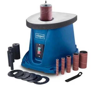 OSCILLATING SPINDLE SANDER 450W BOBBIN SANDING WOOD SCHEPPACH OSM100 - Picture 1 of 6