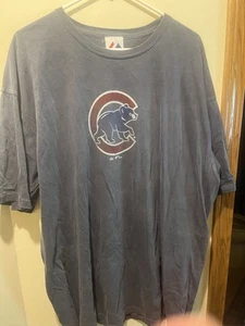 Vintage Majestic Chicago Cubs Gray T-Shirt, Men's XXL - Picture 1 of 3