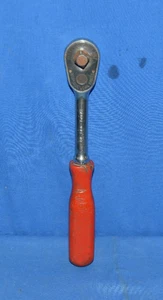 MAC TOOLS XR8PA 3/8 DRIVE RATCHET, RED HANDLE, MADE IN USA - Picture 1 of 2