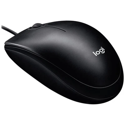 Logitech M100  Maus Kabelgebunden   Optisch Schwarz 3 Tasten 1000 dpi - Bild 1 von 4