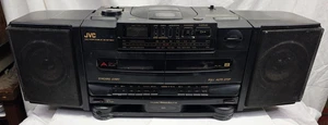 De colección - JVC PC-X100 - Portátil AM/FM CD Doble Cassette Boombox Estéreo-Japón-LEER - Imagen 1 de 12