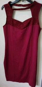 Angvns Dress Sleeveless Knee Length Stretch Size M  - Picture 1 of 4
