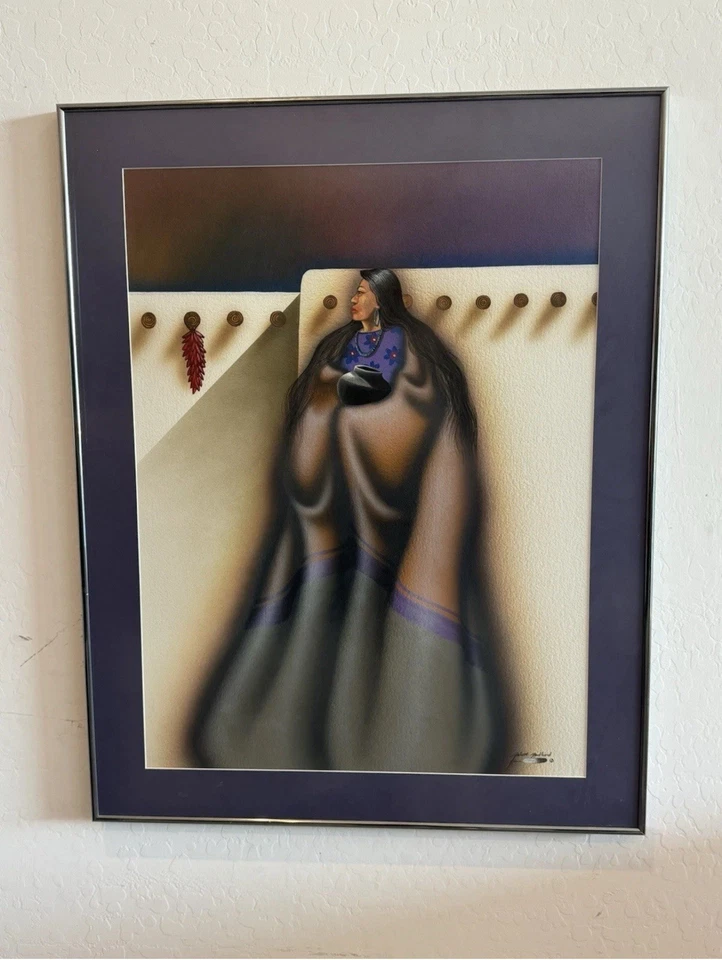 Robert Redbird signed and framed  - Image 1 of 1