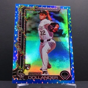 Chase Dollander - 2025 Topps Holiday Blue Metallic Glitter - #H130 - Bild 1 von 2