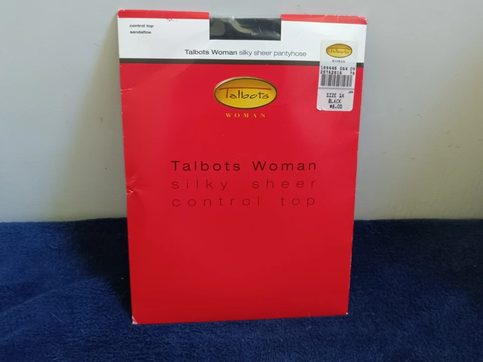 Pantimedias Talbots Mujer Sedosas Transparentes Control Top Sandalia, Talla 1X, Negras Foto 1 de 1