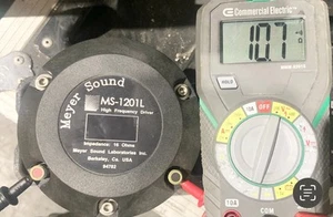 (1) Used-Meyer MS1201L High Frequency Compression Driver For M’elodie Speaker - Picture 1 of 2