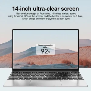 14.1" Ultra Slim Laptop 16GB RAM 2TB SSD Intel N3700 Notebook Gamer 1920*1080 Di - Picture 1 of 11