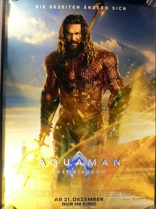 Aquaman - Lost Kingdom - Jason Momoa - Filmposter A1 84x60cm gerollt - Picture 1 of 1