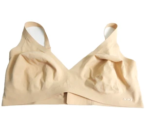Bralette Skims para mujer L-DD desnudo cuello en V sin relleno sin costuras beige desnudo - Imagen 1 de 3