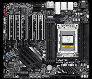 Gigabyte AMD WRX80 Motherboard WRX80 SU8 IPMI Support 8RAM 7 PCIe 4.0 x16 sWRX8 - Picture 1 of 3