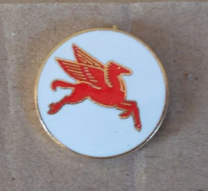 MOBILOIL Pegasus Oil Petroleum Company Sombrero Pin Solapa Tie Tac Hatpin Pins - Imagen 1 de 2