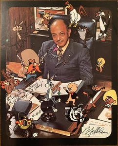 Foto autografata firmata Mel Blanc con certificato di autenticità Looney Tunes doppiatore Bugs Bunny - Foto 1 di 5