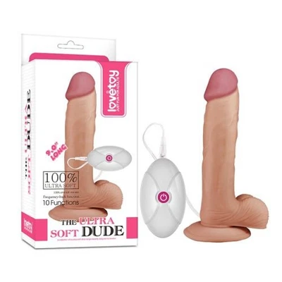 LOVETOY Dildo Vibrante Realistico Finto pene pisello Vibratore con Ventosa