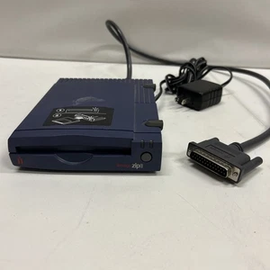 Iomega Zip 100 Mo lecteur de port parallèle avec câble d'alimentation non testé - Photo 1/8