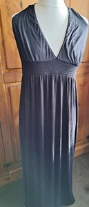 A BNWT Black Long Halter Neck Dress by Very Size 24 - Picture 1 of 2