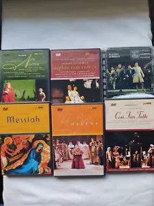 Job lot DVD Opera/Musicals 6 in all various Zurich, Sydney Opera, Covent Garden - Picture 1 of 5
