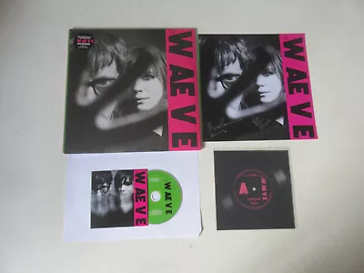 THE WAEVE S/T ROUGH TRADE ONLY SILVER VINYL 2 x LP & CD & FLEXI & SIGNED PRINT - Image 1 of 4