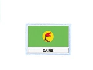Patch Badge Printed Flag ZR Zaire - Picture 1 of 1