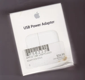 APPLE A1401 12W USB Power Adapter &  iPAD Camera Connection Kit NIB - Picture 1 of 5