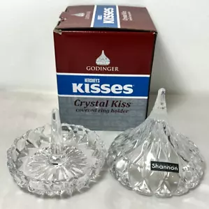 Godinger Hershey's Kisses Kristall Kuss Ring Halter bedeckt P3 - Bild 1 von 11