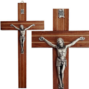 20,5cm WANDKREUZ aus HOLZ Jesus Christus Kruzifix Passion Kreuz
