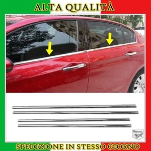 Strisce Cromate Sotto Finestrini ACCIAIO Per FIAT EGEA BERLINA-HB-CROSS 2015-SU - Bild 1 von 8