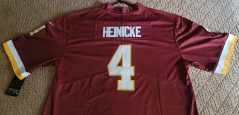 Taylor Heinicke Washington Commanders Jersey Cover