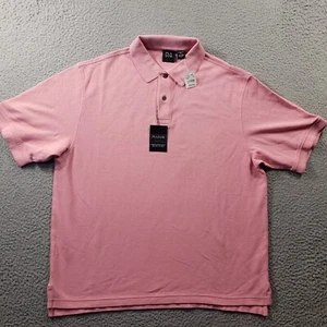 Camisa Jos A Bank Para Hombre Grande Rosa Viajero Ajuste Tradicional Polo Golf Algodón Nueva con Etiquetas - Imagen 1 de 10