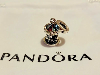 Charm  PANDORA Pendant Carrousel Tournoyant argent 925 - Bild 1 von 4